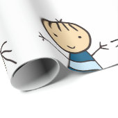 Broer en zuster cadeaupapier (Rol Hoek)