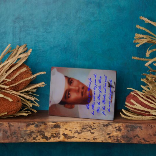 Broer en zuster love plaque fotoplaat (Zijkant)