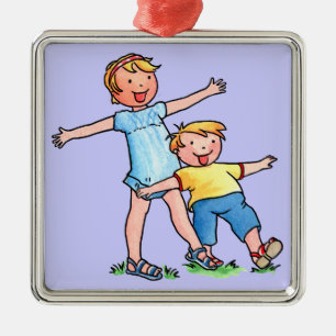 Broer en zuster Ornament