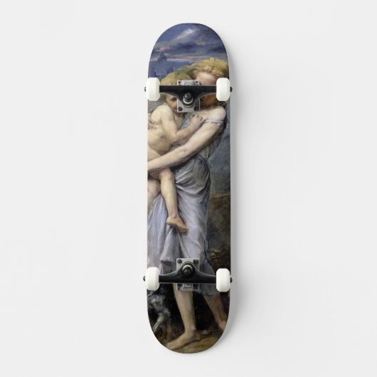 Broer en zuster skateboard (Voorkant)