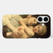 Broer en zuster van William Adolphe Bouguereau Case-Mate iPhone Case (Achterkant (horizontaal))