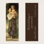 Broer en zuster van William Adolphe Bouguereau Mini Visitekaartjes (Voorkant /achterkant)