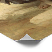 Broer en zuster van William Adolphe Bouguereau Poster (Hoek)