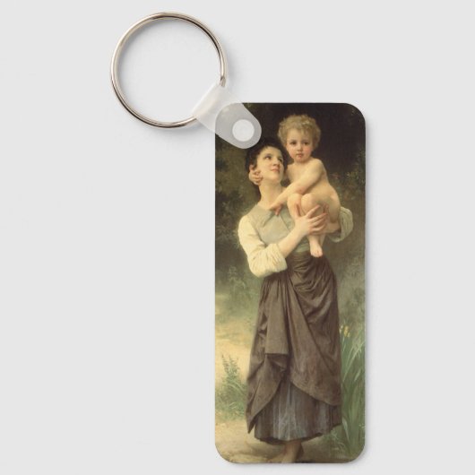 Broer en zuster van William Adolphe Bouguereau Sleutelhanger (Voorkant)