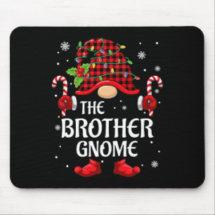 Broer Gnome bijpassende kerst Pyjama voor familie  Muismat