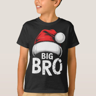 Broer grote kerst Santa familie bijpassende pyjama T-shirt