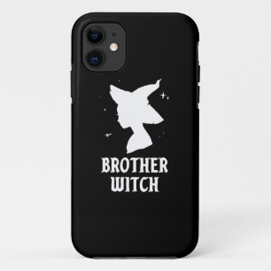 Broer heks grappig spooky matching halloween iPhone 11 hoesje