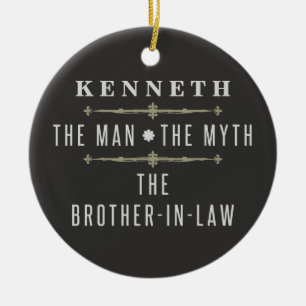 Broer in de wet het Man de mythe Keramisch Ornament