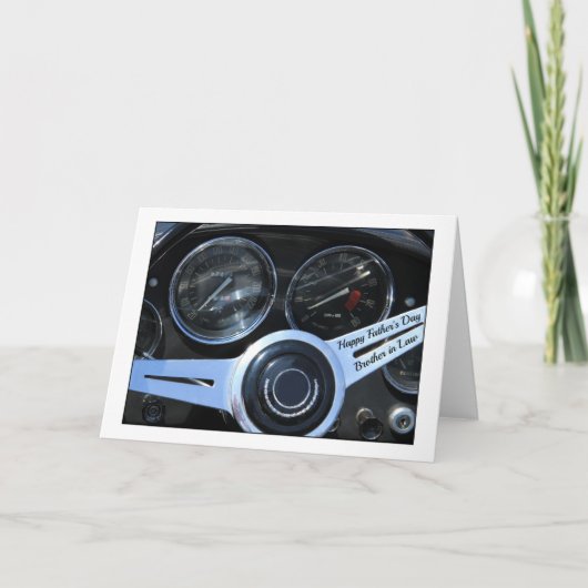 Broer in Law Happy Vaderdag Kaart (Voorkant)