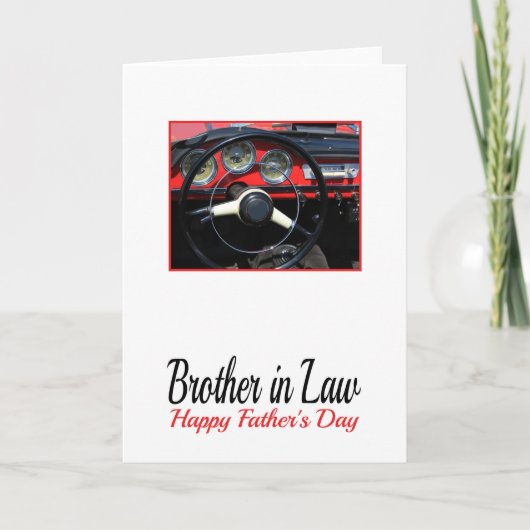 Broer in Law Happy Vaderdag Kaart (Voorkant)