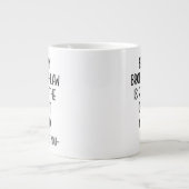 Broer-in-law-Mok, zwager geschenk Extra Grote Beker (Voorkant)