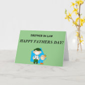 Broer in    LawHappy-Vaderdag Kaart (Gele Bloem)