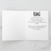 Broer Kerstwensen & Liefde Chickadee Bird Kaart (Binnen)