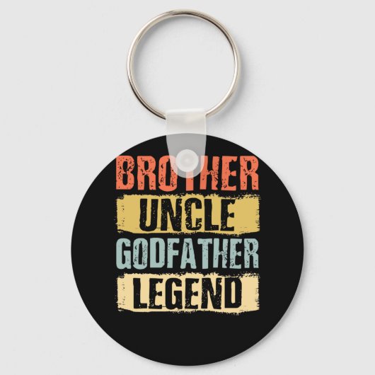  broer oom Godfather Legend Sleutelhanger (Voorkant)