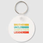 Broer oom peetvader legende beste grappige oom gi sleutelhanger (Voorkant)