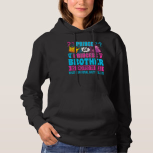 Broer prins of prinses baby geslacht onthulling de hoodie