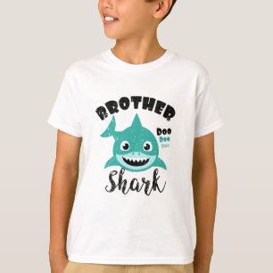 Broer Shark Cute Cute Baby Shark Design Matching T-shirt