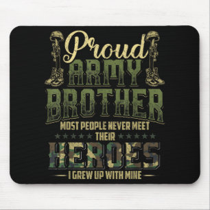 Broer Shirt Patriottische militaire vetera van het Muismat