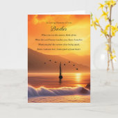 Broer Sympathie met zeilboot Ocean Zee en water Kaart (Gele Bloem)