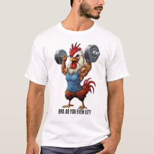 Broer, til je zelfs op? Grappige Power Lift Gym Pu T-shirt