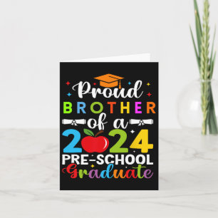 Broer van 2024 Pre-school Afstuderen Afstuderen Pr Kaart