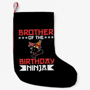 Broer van Birthday Ninja Fight Taekwondo Gift Kleine Kerstsok