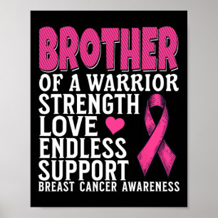 Broer van de Awareness Suppo Awarmer of A Warrior Poster