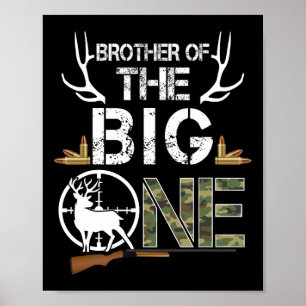 Broer van de Big One verjaardagsjongen Deer Hunter Poster