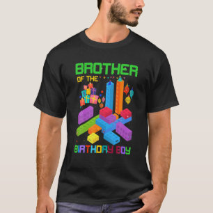 Broer van de 'Birthday Boy' Celebration Color Bloc T-shirt