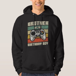 Broer van de Birthday Boy Gamer Gift Hoodie