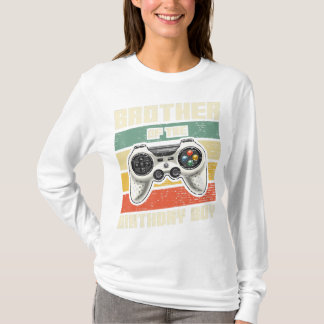 Broer van de Birthday Boy Gamer Gift T-shirt