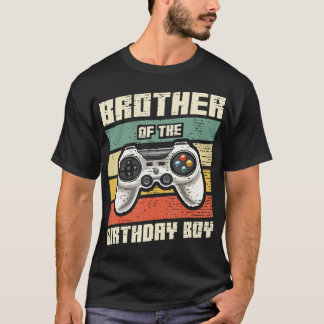 Broer van de Birthday Boy Gamer Gift T-shirt