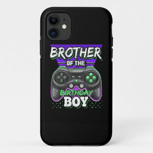Broer van de Birthday Boy Matching Video Game iPhone 11 Hoesje