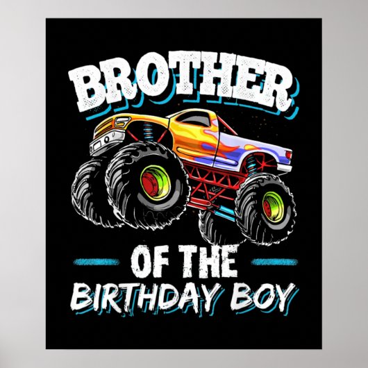 Broer van de Birthday Boy Poster (Voorkant)