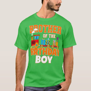 Broer van de 'Birthday Boy Train Lover Bday' T-shirt