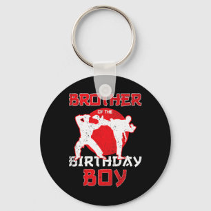 Broer van de Birthday Karate Taekwondo Boy Marti Sleutelhanger