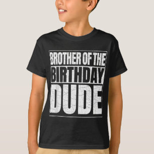 Broer van de Birthday Man Proud Broda van de Bi T-shirt