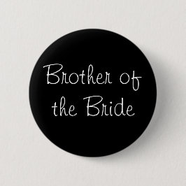 Broer van de Bride Pin Ronde Button 5,7 Cm