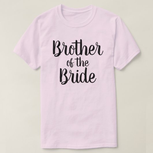 Broer van de Bride T-Shirt (Design voorkant)