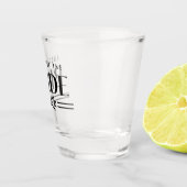 Broer van de bruid shot glas (Rechts)