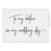 Broer van de bruiddentaart (Voorkant Horizontaal)