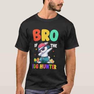 Broer van de eierjager Dabbing Bunny Pasen Verjaar T-shirt