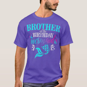 Broer van de familie van de zeemeermin t-shirt