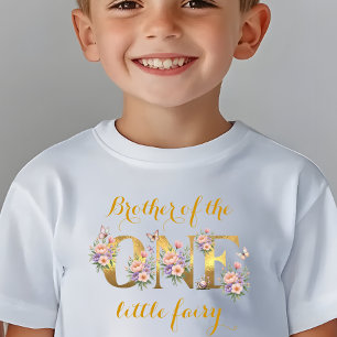 Broer van de feeëntuin 1e verjaardagsfeestje t-shirt