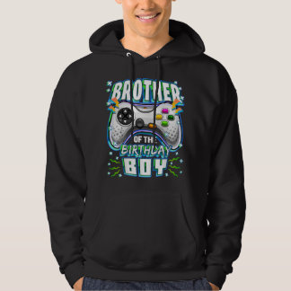 Broer van de jarige jongen bijpassende video gamer hoodie