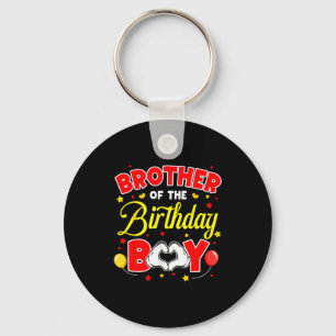 Broer van de jarige jongen Matching familiefeestje Sleutelhanger