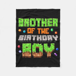 Broer van de jarige Pixel Gaming Videospel Fleece Deken