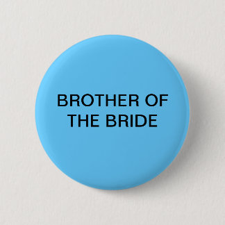 Broer van de knop Bride Ronde Button 5,7 Cm