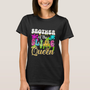 Broer van de Slime Queen verjaardagsfeestje famili T-shirt
