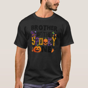 Broer van de spleet die overeenkomt met halloween t-shirt
